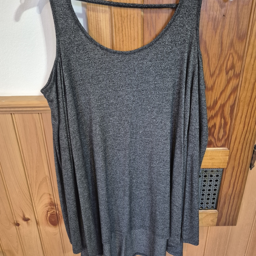 Elegant Gray Women's Top